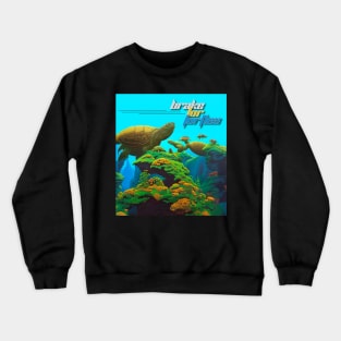 Brake For Turtles Prog Rock Crewneck Sweatshirt